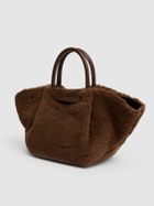 DEMELLIER Midi New York Shearling Tote Bag