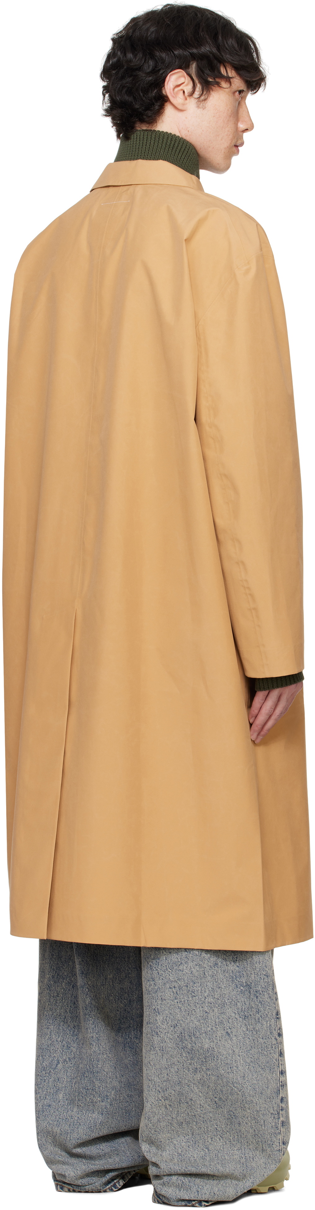 MM6 Maison Margiela Tan Salomon Edition Outerwear Trench Coat