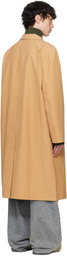 MM6 Maison Margiela Tan Salomon Edition Outerwear Trench Coat
