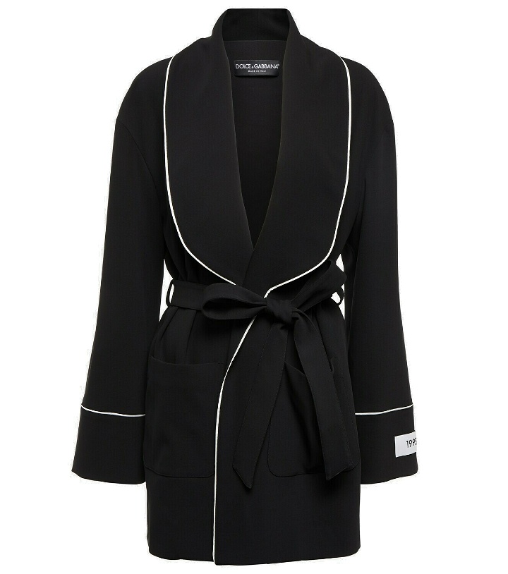 Photo: Dolce&Gabbana - x Kim wool-blend pajama jacket
