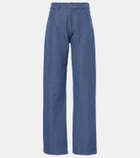 Tove Axel cotton-blend straight pants