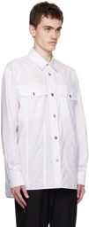 Helmut Lang White Trucker Shirt
