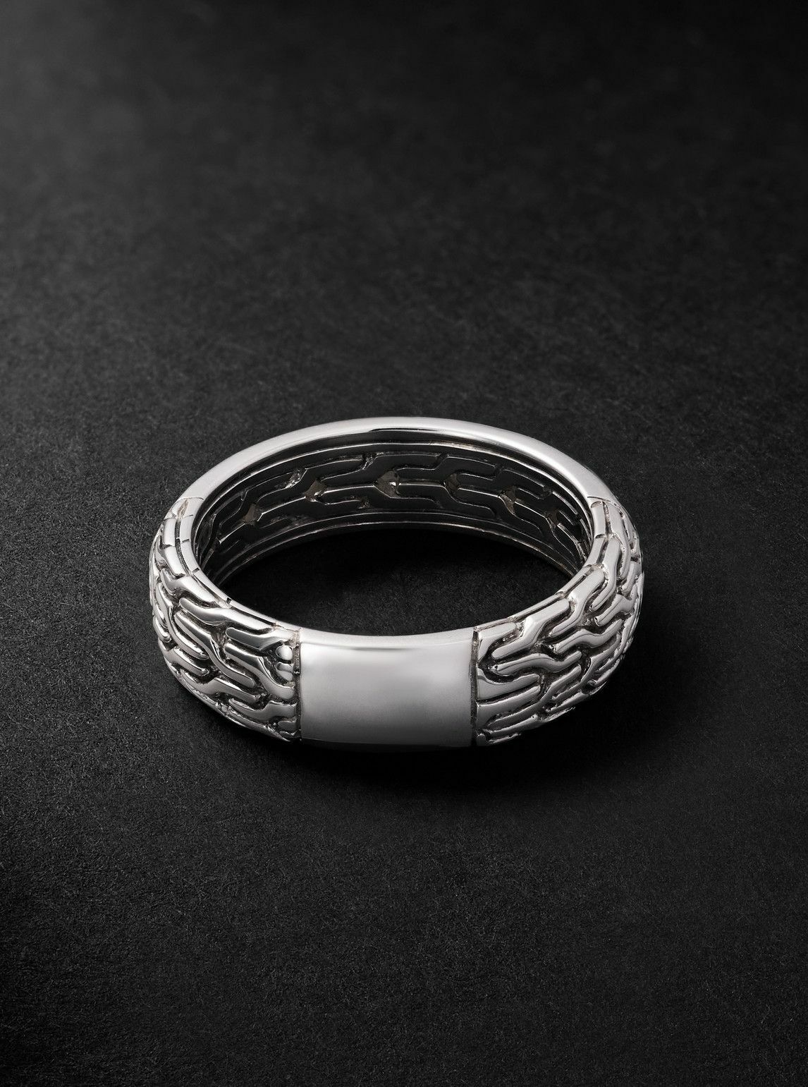 John Hardy - JH Essential Sterling Silver Diamond Ring - Silver
