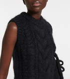 Cecilie Bahnsen - Isa cable-knit mohair and wool vest