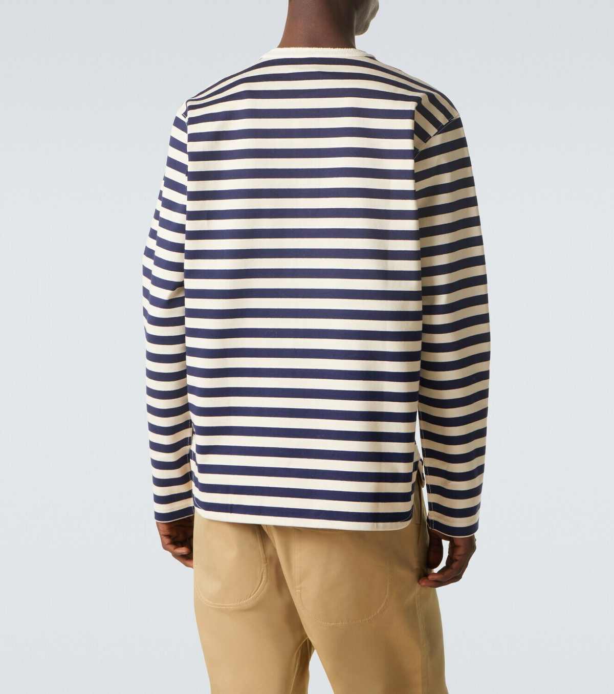 Junya Watanabe Striped cotton jersey T-shirt