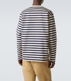 Junya Watanabe Striped cotton jersey T-shirt