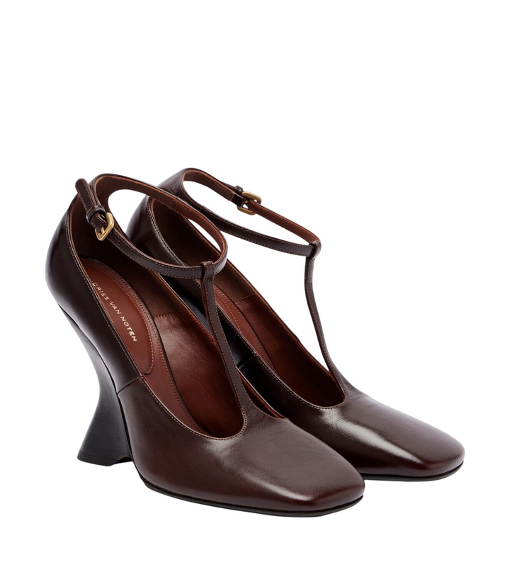 Photo: Dries Van Noten Leather wedges
