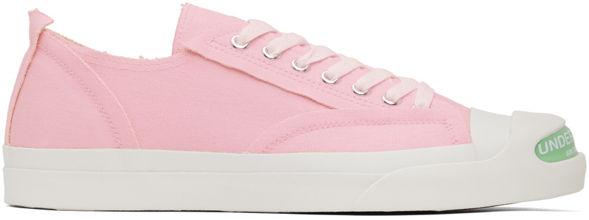 UNDERCOVER Pink Raw Edge Sneakers Undercover