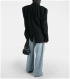 Balenciaga Cut Away oversized wool blazer