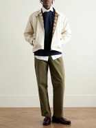 Noah - Logo-Embroidered Cotton-Jersey Sweatshirt - Blue