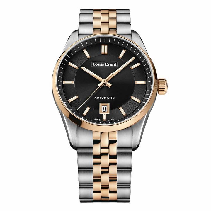 Photo: Louis Erard Heritage Automatic Black Dial Mens Watch 69101AB72.BMA58
