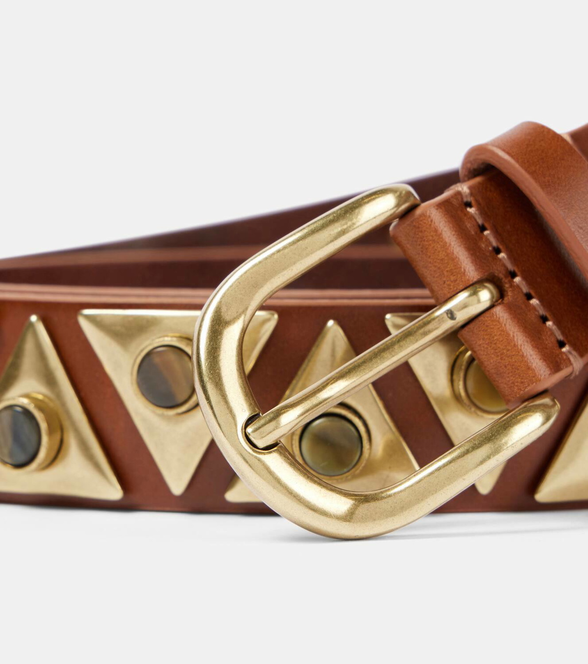 Isabel Marant Veliana embellished leather belt Isabel Marant