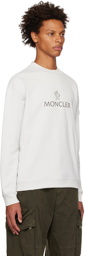 Moncler Off-White Crewneck Sweatshirt