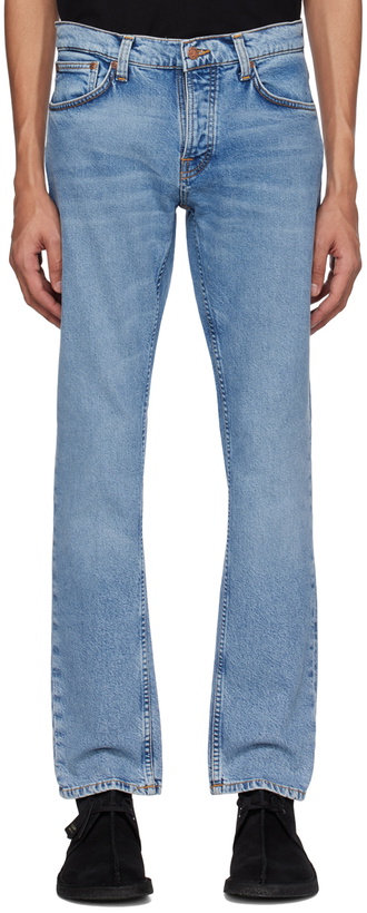 Photo: Nudie Jeans Blue Grim Tim Jeans