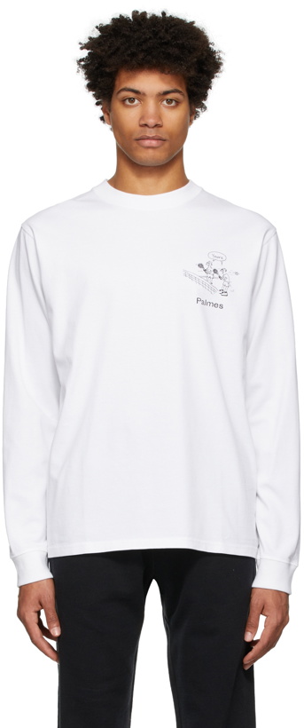 Photo: Palmes White Yours Long Sleeve T-Shirt