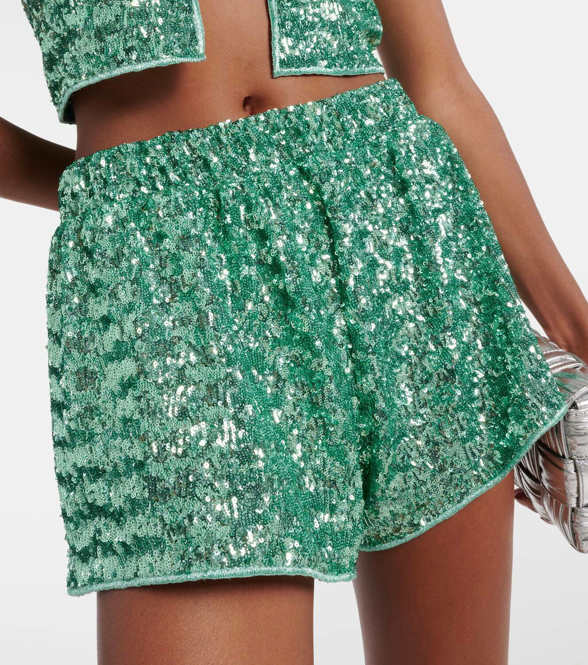 Oséree Sequined shorts