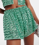 Oséree Sequined shorts