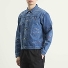 Human Made Men's Hand Stitched Denim Work Jacket in Indigo