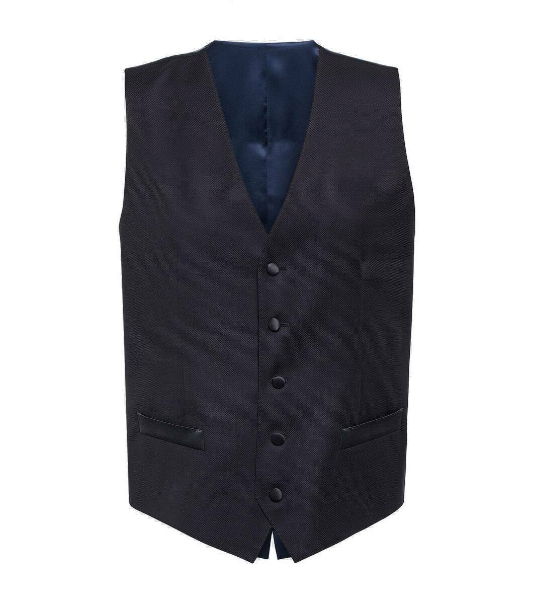 Photo: Dolce&Gabbana Wool and silk-blend vest