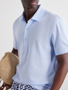 Orlebar Brown - Bruno Cotton-Piqué Polo Shirt - Blue
