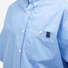 Anglan Men's Elementary Pocket Big Shirt in Sax Blue