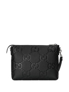 GUCCI - Jumbo Gg Leather Messenger Bag