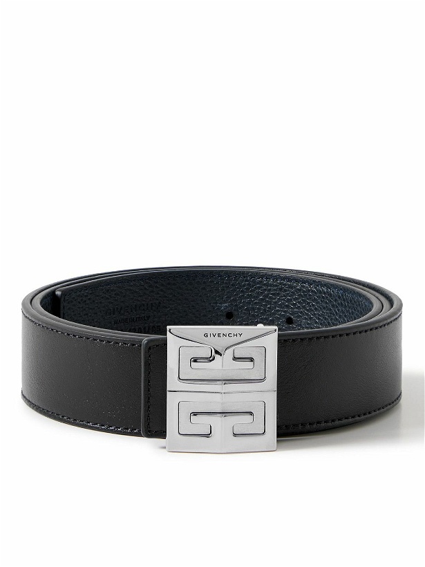 Photo: Givenchy - 4G 4cm Reversible Leather Belt - Black