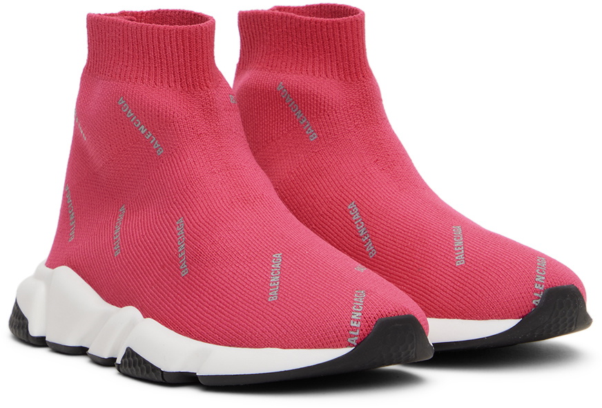 Balenciaga Kids Kids Pink Speed Sneakers