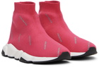 Balenciaga Kids Kids Pink Speed Sneakers