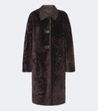 Joseph Ari reversible leather and shearling coat