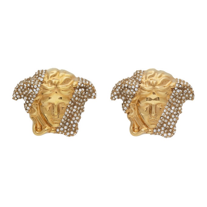 Photo: Versace Gold Palazzo Dia Earrings
