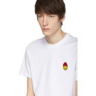 AMI Alexandre Mattiussi White Limited Edition Smiley Edition Patch T-Shirt