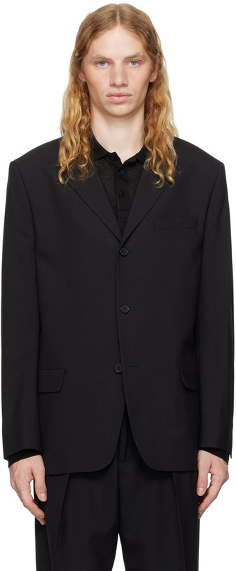 Photo: Filippa K Black Single Breasted Wool Blazer