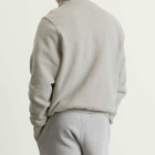 Les Tien Men's Heavyweight Half Zip Yacht Pullover in Heather Grey