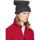 Maison Margiela Gray Wool Beanie