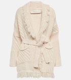 Golden Goose - Embellished jacquard knit cardigan