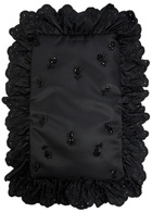 Simone Rocha Pillowcase Embroidered Padded Clutch - Black - One Size