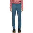 Marni Blue Tropical Wool Trousers