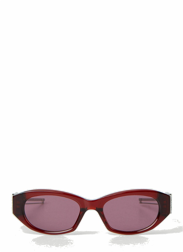 Photo: Swipe 2 Oval Sunglasses in Red