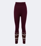 Perfect Moment Fair Isle wool leggings