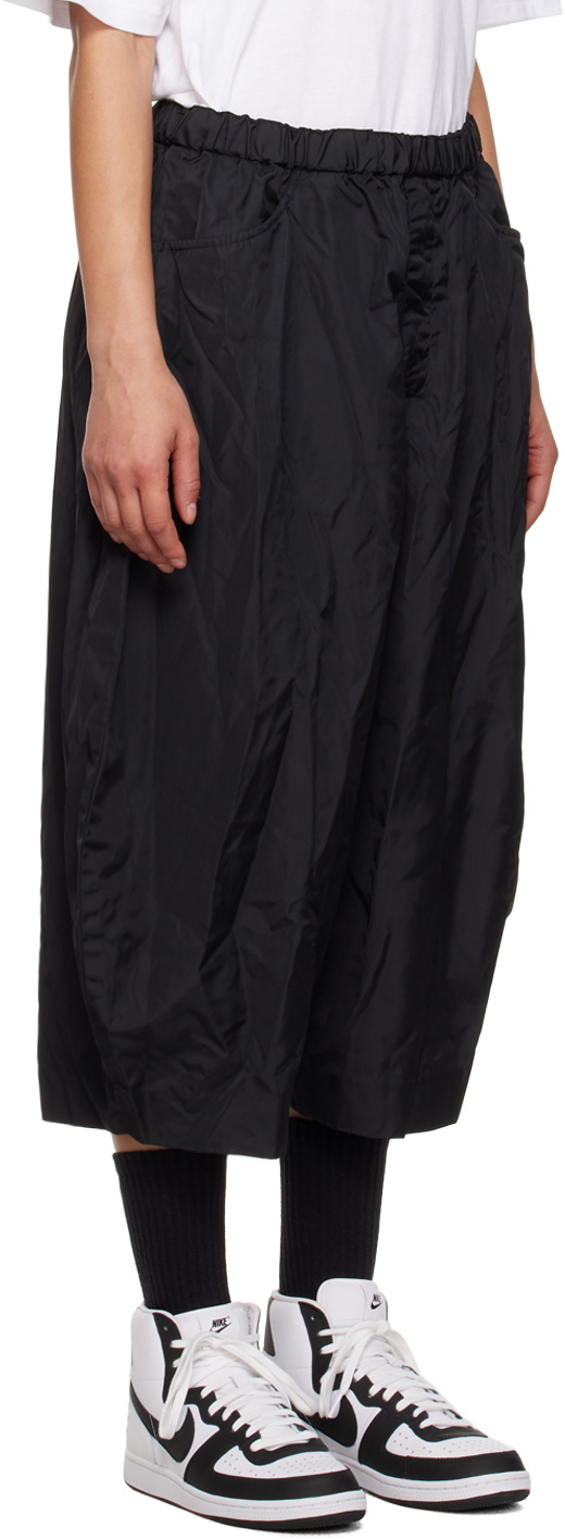 Black Comme des Garçons Black Cropped Trousers