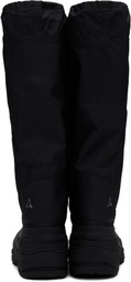 ROA Black Rubber Tall Boots
