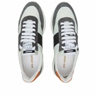 Axel Arigato Men's Genesis Vintage Runner Sneakers in Light Grey/Black/Orange