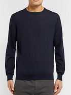 Brunello Cucinelli - Wool and Cashmere-Blend Sweater - Blue