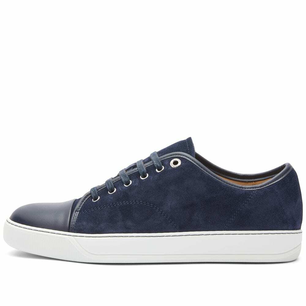 Lanvin Men's Toe Cap Sneakers in Navy