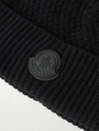 Moncler - Logo-Appliquéd Wool and Cashmere-Blend Beanie