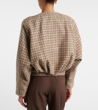 Blazé Milano Altai checked wool and cashmere jacket