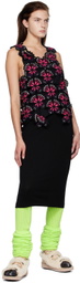 Doublet Black Rib Minidress