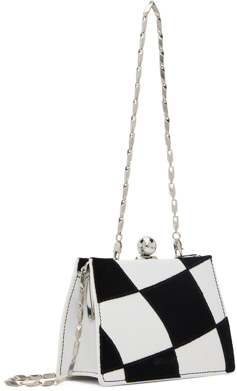 Ratio et Motus Black & White Mini Twin Shoulder Bag