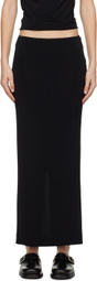 ÉTERNE Black Emma Maxi Skirt